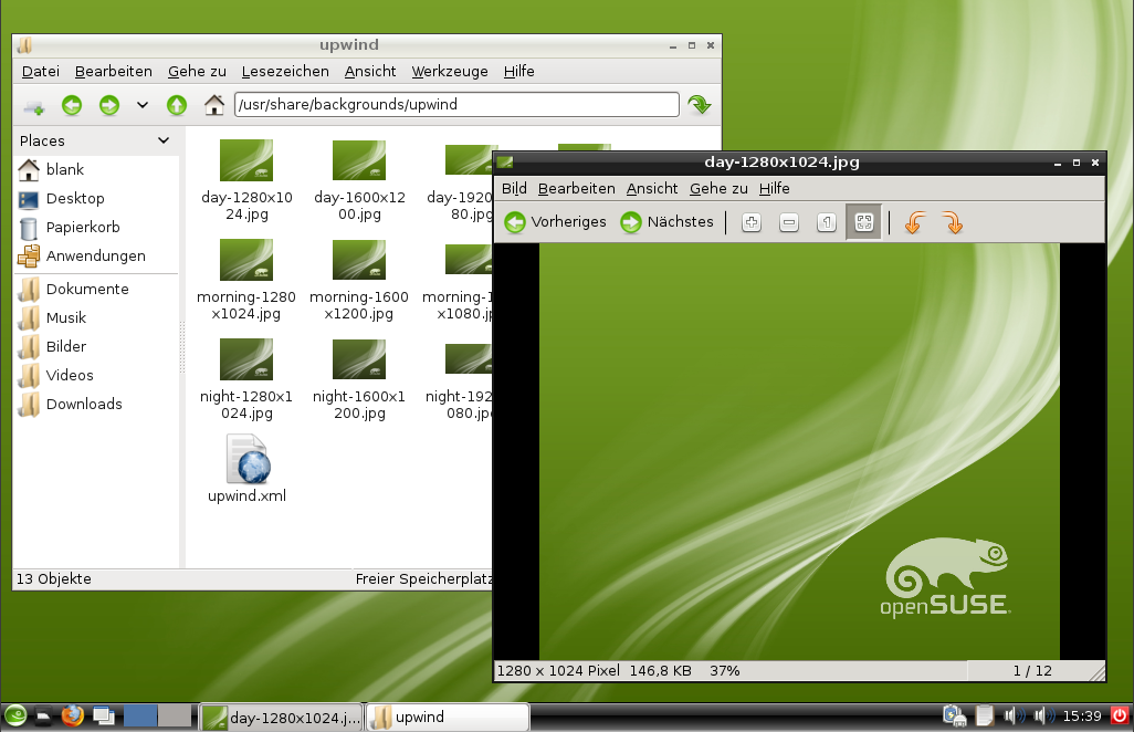 OpenSUSE 12.1 lxde file manager image viewer.png